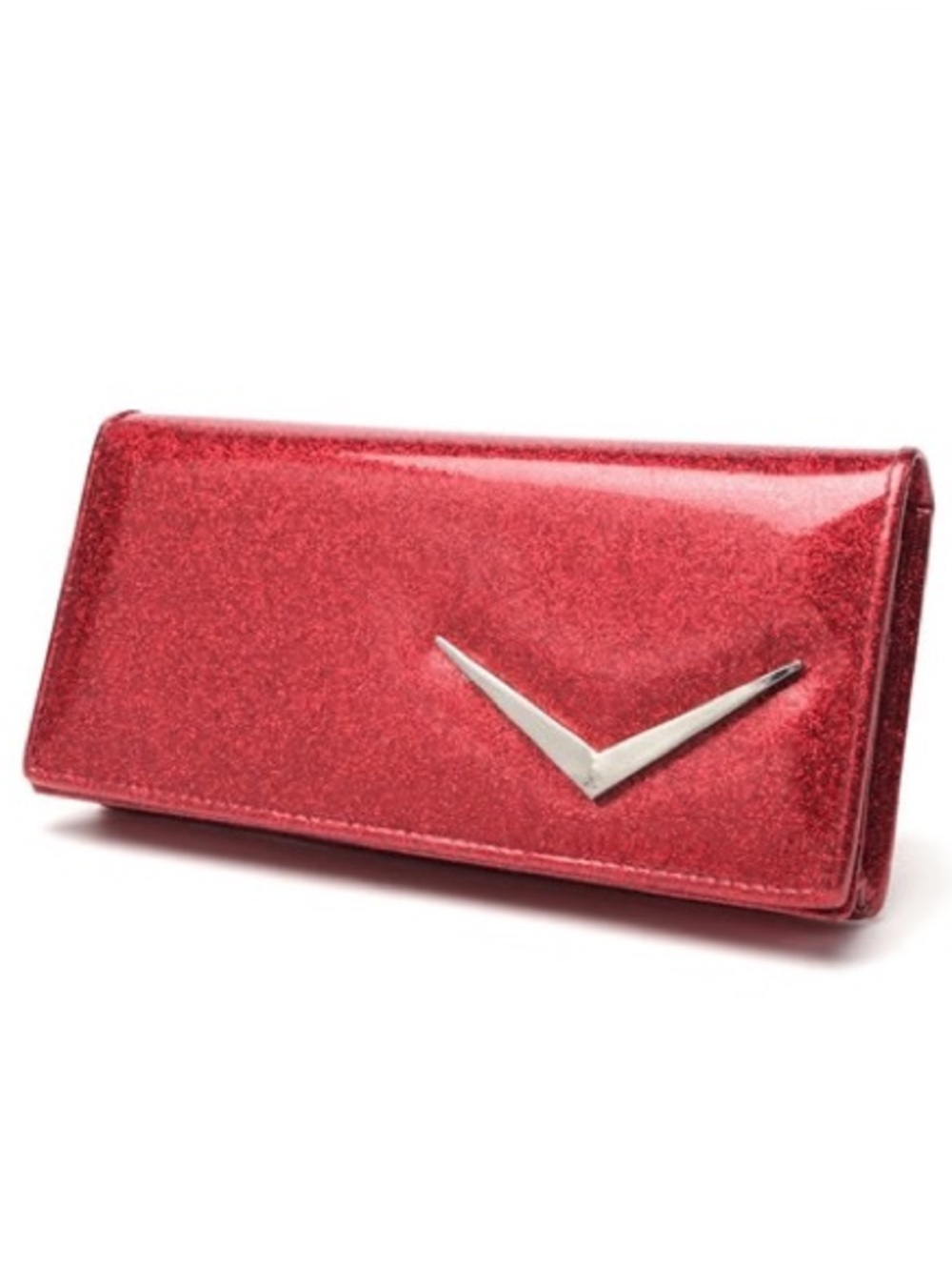 NWT LUX DE VILLE RED SPARKLE GETAWAY WALLET